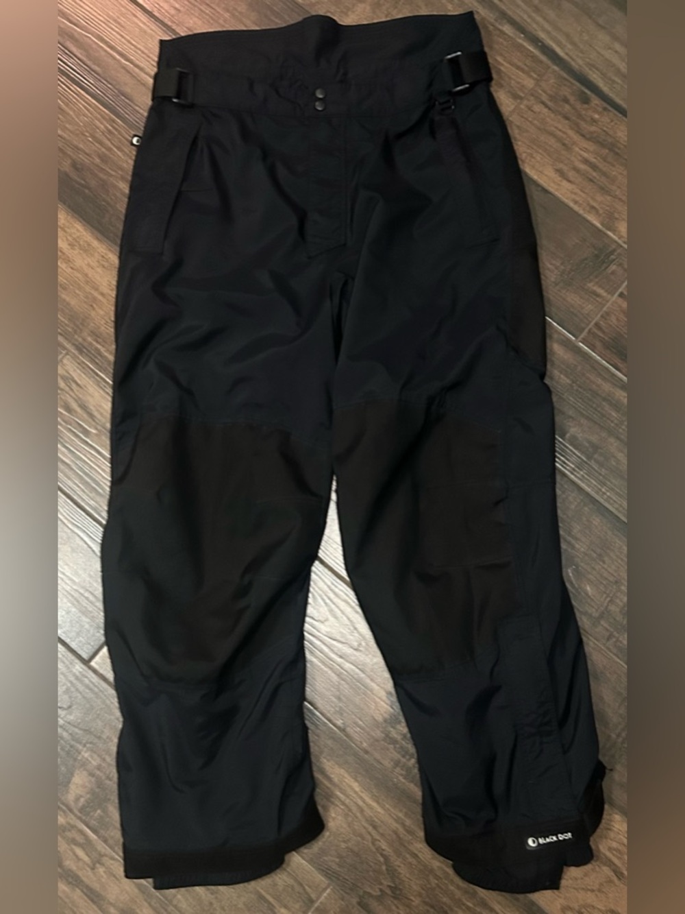 Black Dot Ski/Board Pants Sz L Black
